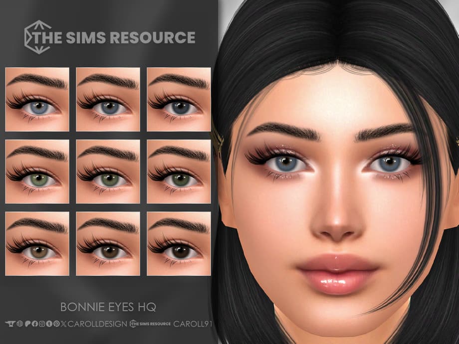 Скриншот мода Линзы Bonnie Eyes HQ